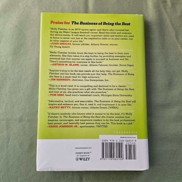 The Business of Being the Best by Molly Fletcher Hardcover Self Help Book - Picture 9 of 9